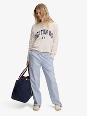 Neutralna boja - Superdry Athletic Essentials Grafički vrh dugih rukava - Slika 3 od 7