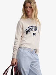Neutralna boja - Superdry Athletic Essentials Grafički vrh dugih rukava - Slika 4 od 7