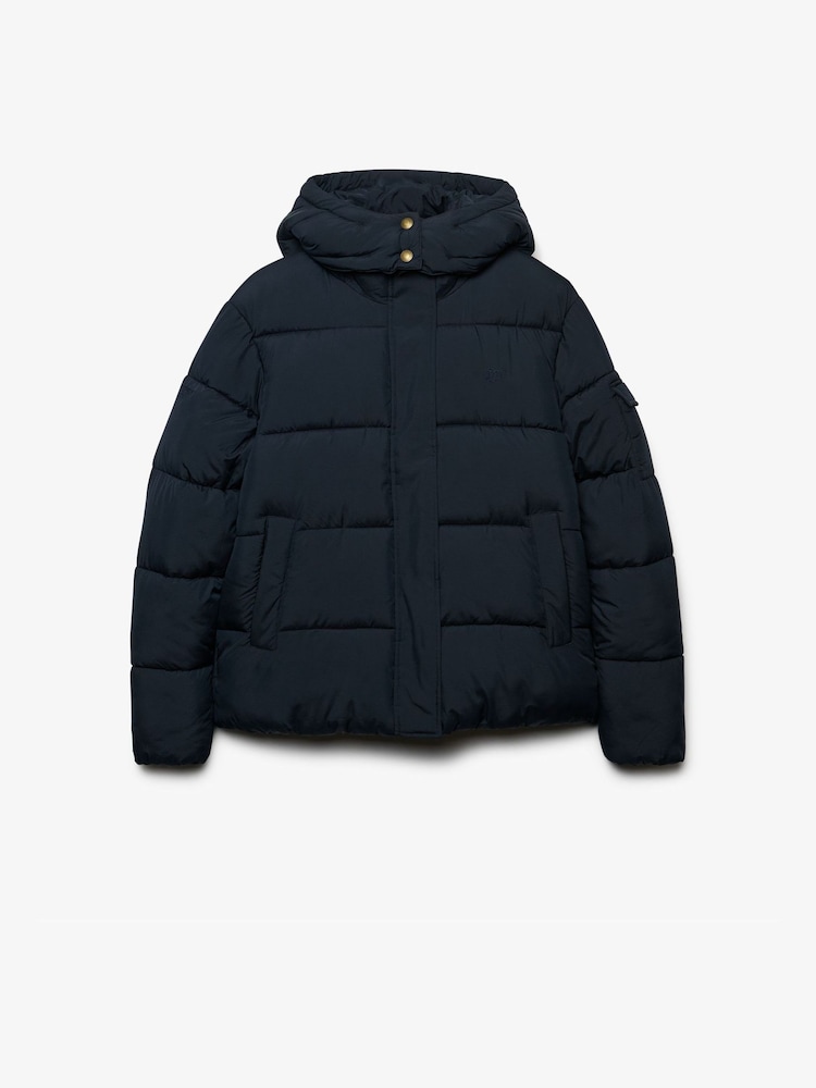 Superdry Blue Premium Ripstop Puffer Jacket - Image 1 of 2