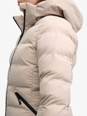 Ruskea - Superdry City Longline -mikrokuitutakki - Kuva 6 / 8