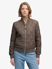 Superdry Brown Liner Bomber Jacket - Image 1 of 8