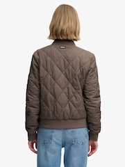 Superdry Brown Liner Bomber Jacket - Image 2 of 8