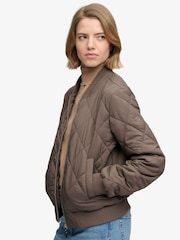 Superdry Brown Liner Bomber Jacket - Image 6 of 8