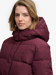 Superdry Purple Premium Hood Puffer Jacket - Image 5 of 7