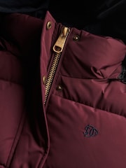 Superdry Purple Premium Hood Puffer Jacket - Image 7 of 7
