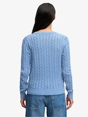Superdry Washed V Neck Cable Jumper - Imagen 2 de 5