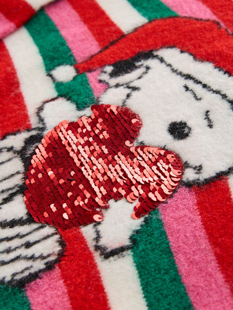 Stripe Snoopy Christmas Jumper (3-16yrs) - Image 11 of 11