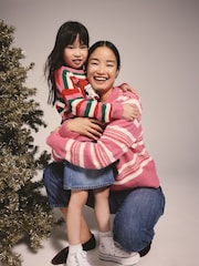 Stripe Snoopy Christmas Jumper (3-16yrs) - Image 6 of 11