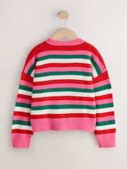 Stripe Snoopy Christmas Jumper (3-16yrs) - Image 9 of 11