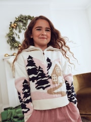 Ecru Gingerbread Christmas Jumper (3-16yrs) - Image 1 of 12