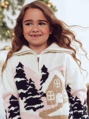 Ecru Gingerbread Christmas Jumper (3-16yrs) - Image 12 of 12