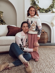 Ecru Gingerbread Christmas Jumper (3-16yrs) - Image 2 of 12