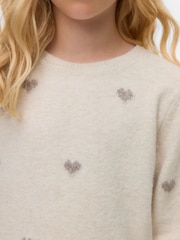 VERO MODA Natural Round Neck Soft Touch Cosy Knitted Jumper - Image 4 of 5