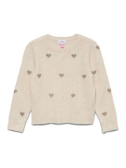VERO MODA Natural Round Neck Soft Touch Cosy Knitted Jumper - Image 5 of 5