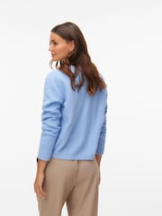 VERO MODA Blue Long Sleeve Button Through Cardigan - Image 2 of 5