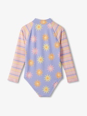Hatley Purple Light Faded Suns Longsleeve Rashguard Swimsuit - Image 2 of 3