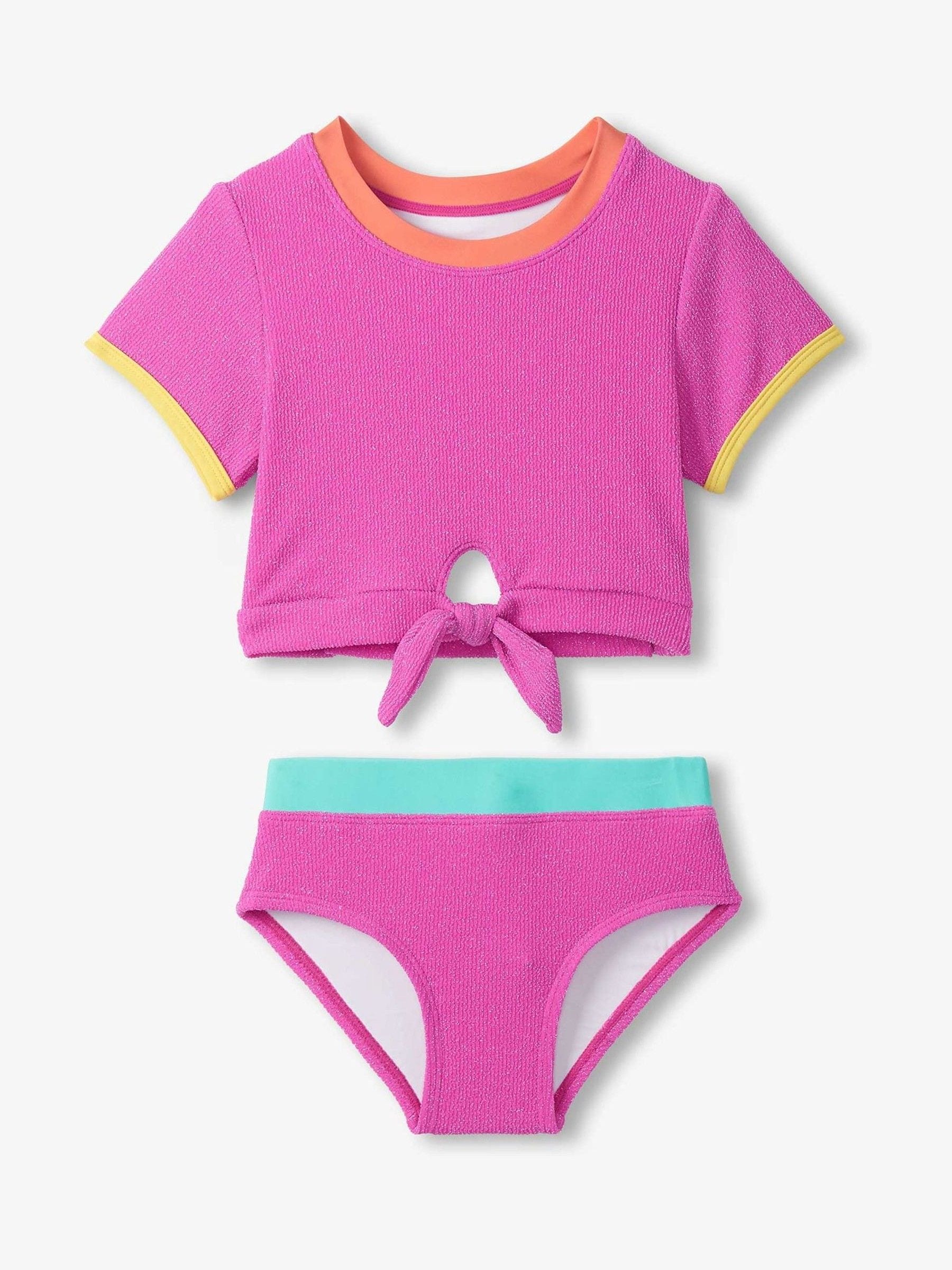 トップス babylclub Petit rose tankini pink Buy Hatley Pink Rose Violet Short Sleeve Tankini Set from the Next