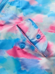 Hatley Sunset Tie Dye Microfiber Rain Coat - Imaginea 5 din 6