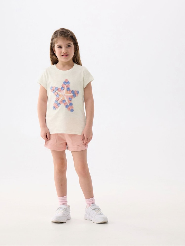 Hatley Natural Tee And Short Set - Image 1 of 5