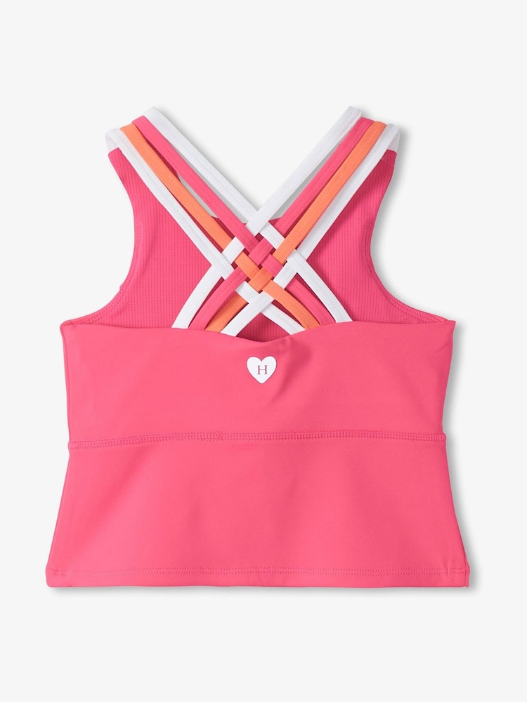 Hatley Pink Fandango Pink Active Strappy Tank - Image 2 of 2