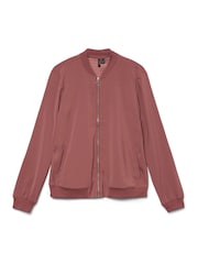 VERO MODA Pink Lightweight Bomber Jacket - Image 5 of 6