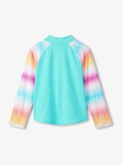 Hatley Blue Turquoise Shimmer Rash Vest - Image 5 of 6