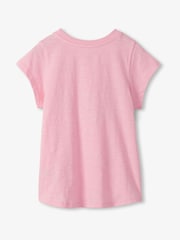 Hatley Pink Summer Palm Tie Front T-Shirt - Image 4 of 4