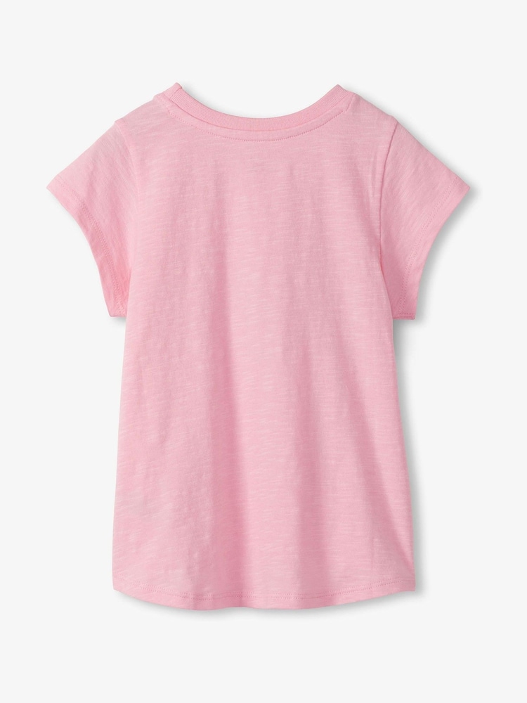 Hatley Pink Summer Palm Tie Front T-Shirt - Image 4 of 4