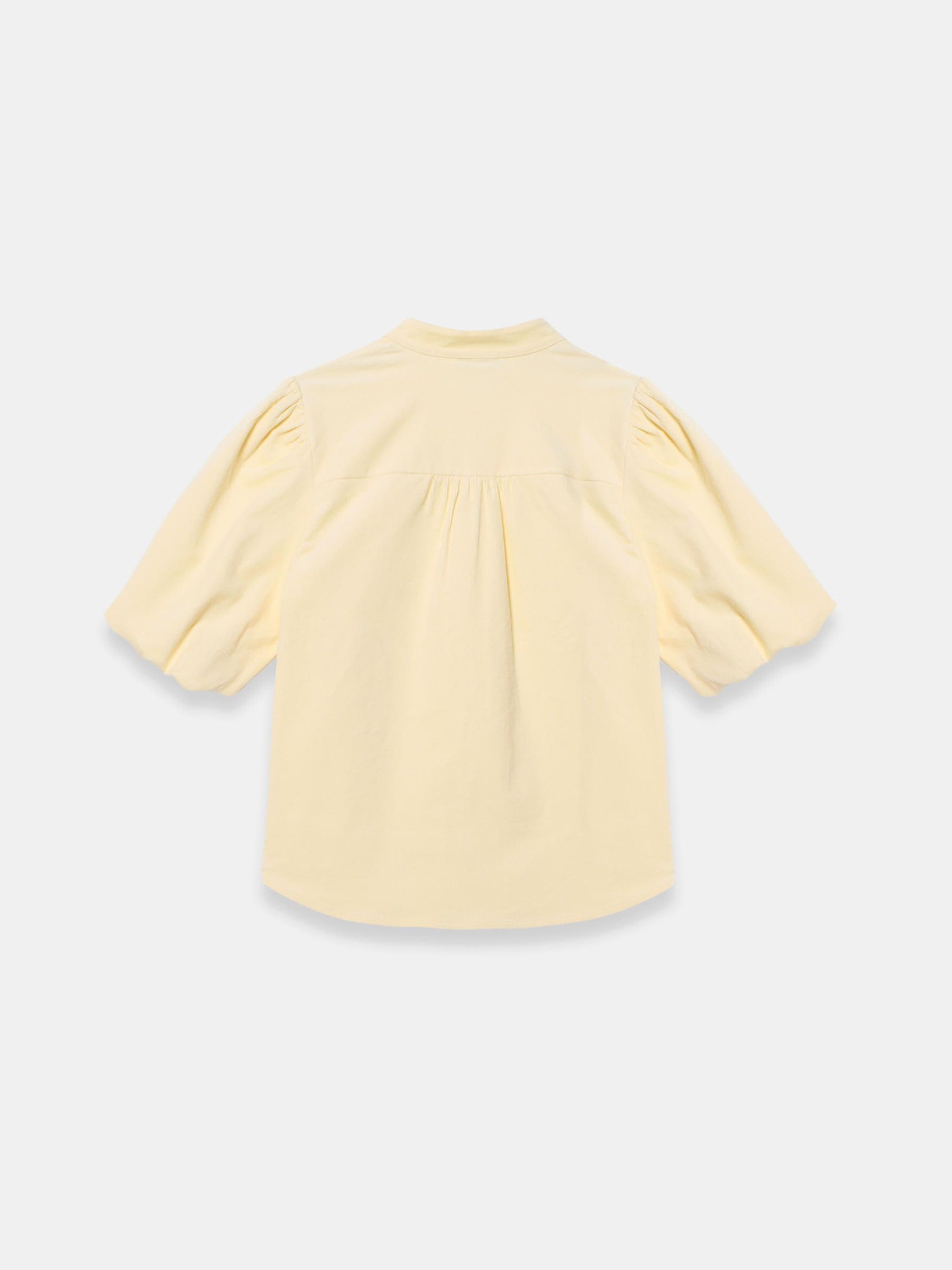 Buy Mint Velvet Yellow Corduroy Puff Sleeve Blouse from Next USA