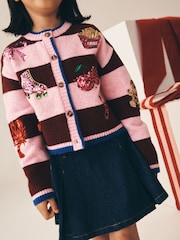 وردي وأحمر - Christmas Cardigan (3-16yrs) - Image 4 of 4