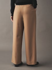 骆驼 - Belted Wide Leg Trousers - 图片3 / 4