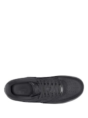 Nike Black Denim Air Force 1 '07 LV8 Trainers - Image 2 of 3
