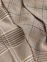 Neutral Check Midi Kilt Skirt - Image 7 of 8