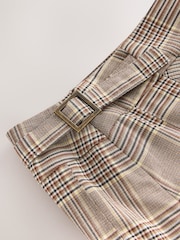 Neutral Check Midi Kilt Skirt - Image 8 of 8
