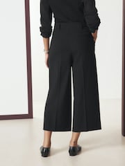 Black Tailored Culottes - Image 3 of 8