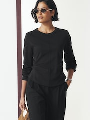 Black Tailored Culottes - Image 4 of 8