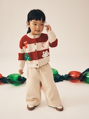 Holly Jolly Embroidered Christmas Cardigan (3mths-7yrs) - Image 2 of 7