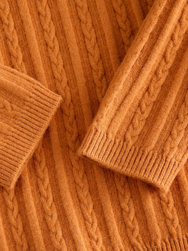 Pumpkin Roll Neck Jumper (3mths-10yrs) - Image 4 of 4 Pumpkin Roll Neck Jumper (3mths-10yrs) - Image 4 of 4