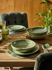 Laura Ashley Set of 4 Green Embossed Pasta Bowls - Image 1 of 6