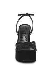 Sam Edelman Sandy Regular Fit Block Heel Black Strappy Shoes - Image 4 of 7