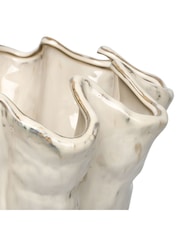 Libra Interiors Coralie Glazed Vase Large - 圖片 4，共 6