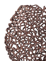 Libra Interiors Apo Coral Raw Bronze Ellipse Vase - تصویر 5 از 5