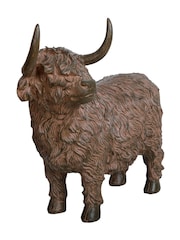 Libra Interiors Brown Murchie Rustic Highland Cow - Image 6 of 6