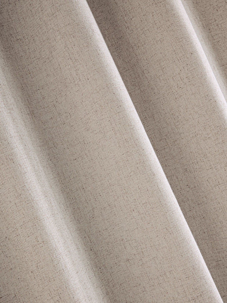 Natural Soft Weave Super Thermal Eyelet Door Curtain - Image 4 of 4