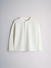 The Set 4 Pack Textured 条纹 长袖 Henley T恤 - 12的图像10｝