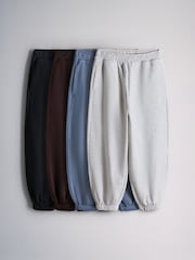 The Set 4 Pack Cuffed Joggers Blue/Grey - Image 1 of 7