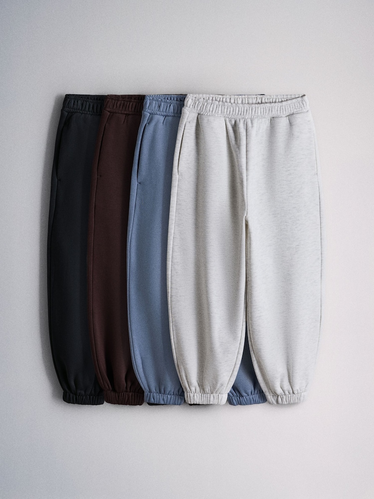 The Set 4 Pack Cuffed Joggers Blue/Grey - Image 1 of 7 The Set 4 Pack Cuffed Joggers Blue/Grey - Image 1 of 7