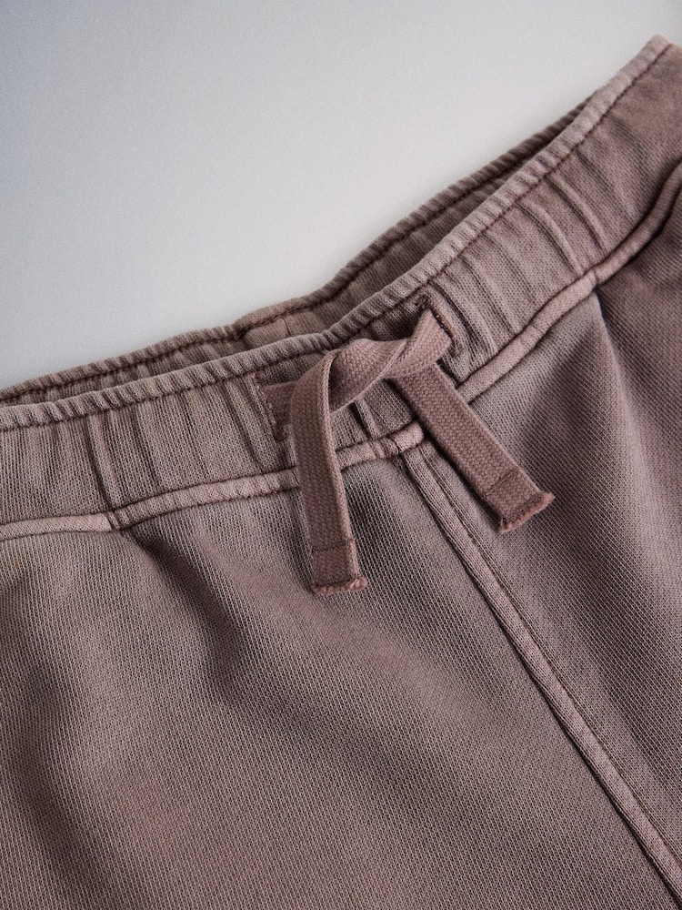 The Set 3 Piece Washed Heavyweight Jersey Crew Neck Short Sleeve T-Shirt and Joggers Set Purple - Image 13 of 13 The Set 3 Piece Washed Heavyweight Jersey Crew Neck Short Sleeve T-Shirt and Joggers Set Purple - Image 13 of 13