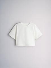 The Set 5 Pack Short Sleeve Oversized T-Shirts Red Stripe/Light Blue/White - Image 4 of 8