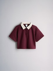 The Set 3 Pack Relaxed Short Sleeve Rugby Shirts Grey /Ecru Stripe/Burgandy - Image 10 of 13